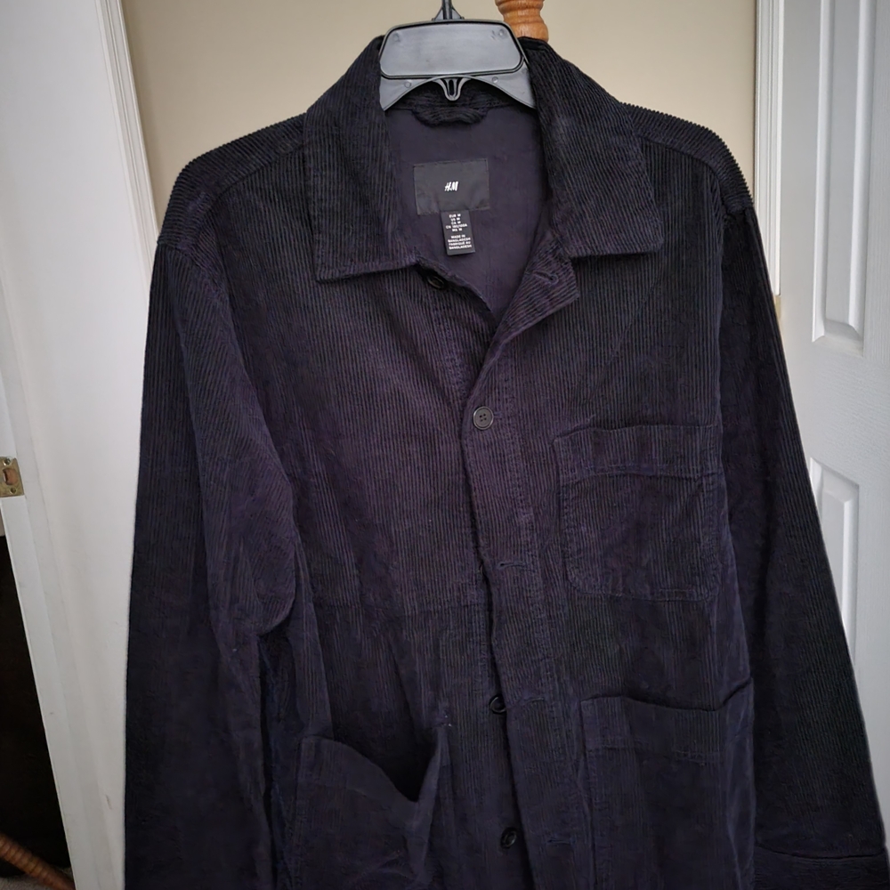 Men's Black Corduroy Jacket